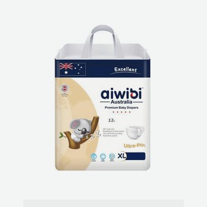 Трусики-подгузники Aiwibi Premium XL 12-17 кг, 9 шт.