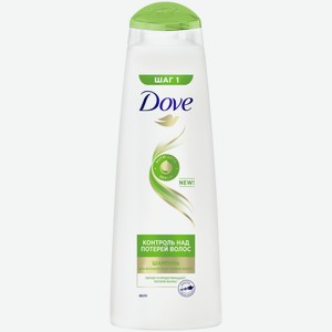 Шампунь Dove контроль над потерей волос без парабенов, 380мл