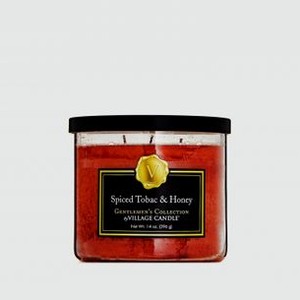 Ароматическая свеча, средняя VILLAGE CANDLE Spiced Tobac & Honey 396 гр