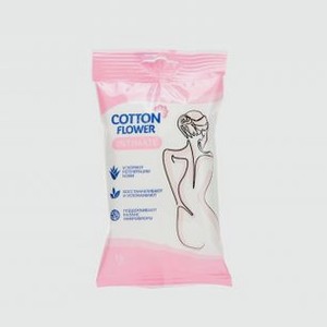 Влажные салфетки COTTON FLOWER Для Интимной Гигиены 15 шт
