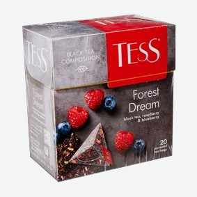 Чай черный Tess Forest dream, 20 пакетиков
