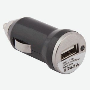 Автомобильное зарядное устройство LP USB черное