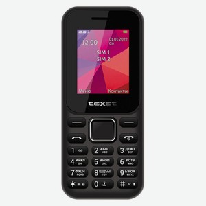 Мобильный телефон teXet TM-122 Lite черный