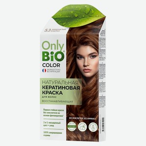 Краска для волос «Фитокосметик» Only Bio Color 5.3 Золотистый каштан