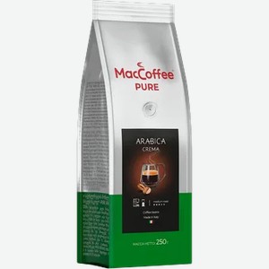 Кофе MacCoffee PURE Arabica Crema 250г зерн.