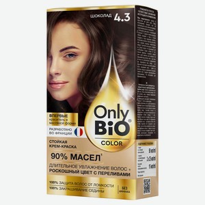 Крем-краска для волос «Фитокосметик» Only Bio Color Тон 4.3 Шоколад, 115 мл