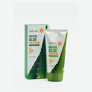 Крем для лица солнцезащитный Lebelage с экстрактом алоэ Moisture Aloe Sun Cream SPF50+PA+, 70 мл