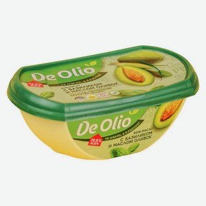 Масло растительное De Olio Базилик и масло оливок 72,5%, 220 г