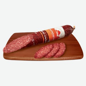 Колбаса сырокопченая «Малаховский мясокомбинат» Сервелат Альпийский (0,3-0,7 кг), 1 упаковка ~ 0,5 кг
