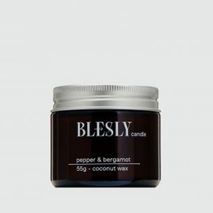 Свеча ароматическая BLESLY Pepper & Bergamot 55 гр