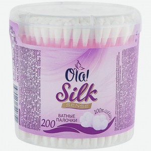 Ватные палочки Ola! Silk Sense, 200 шт, банка