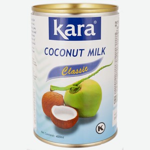 Кокосовое молоко KARA 17% 400мл ж/б