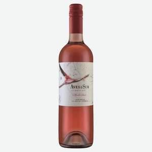 Вино Aves del Sur Merlot Rose розовое полусухое Чили, 0,75 л