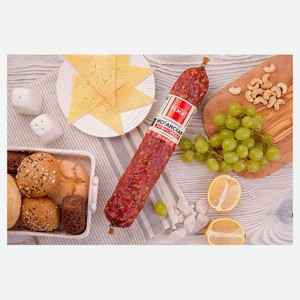 Колбаса сырокопченая «Ремит» Испанская мраморная (0,3-0,6 кг) , 1 упаковка ~ 0,4 кг