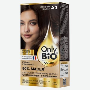 Крем-краска для волос «Фитокосметик» Only Bio Color Тон 4.1 Холодный каштан, 115 мл
