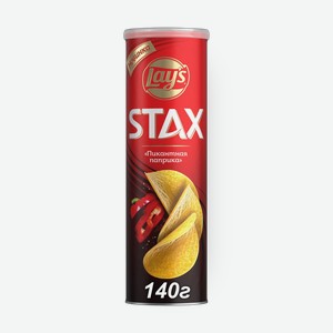 Чипсы Lay s Stax Паприка, 140 г
