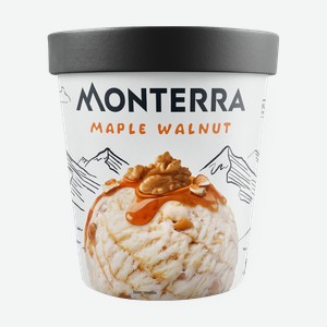 Мороженое Monterra грецкий орех с кленовым сиропом, 480 мл