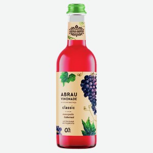 Напиток АБРАУ Винонад вкус каберне, 0.375л