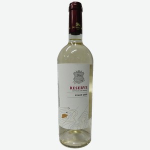 Вино КАРТА Резерва Пино Гриджио выдержанное, белое, сухое, 0.75л