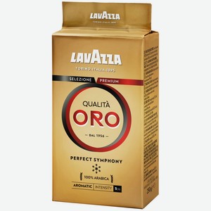 Кофе молотый LAVAZZA Qualita oro натур. жареный в/с м/у, Италия, 250 г