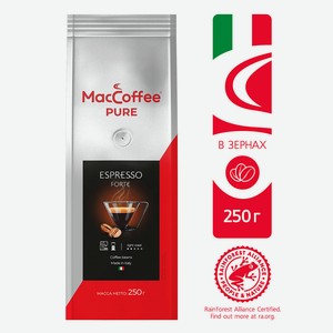 Кофе в зернах MacCoffee Espresso Forte 250г
