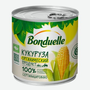 Кукуруза Bonduelle Organic в зернах 425 мл