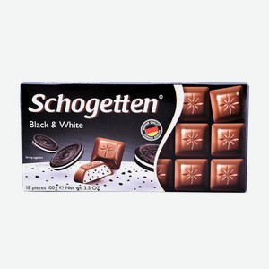 Шоколад молочный Schogetten Black&White 100г Schogetten