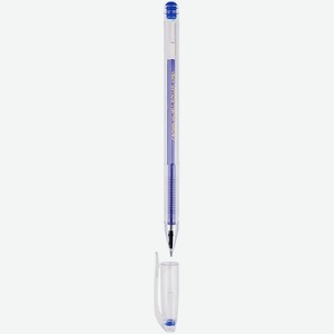 Ручка гелевая crown hi-jell синяя 0,5мм штрих-код