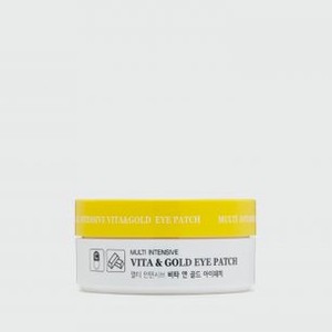 Гидрогелевые патчи с витаминами и коллоидным золотом HANIXHANI Multi Intensive Vita & Gold Eye Patch 60 шт