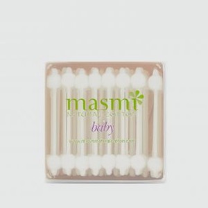 Детские гигиенические палочки из органического хлопка MASMI Natural Cotton 56 шт