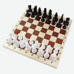 Игра настольная  Шахматы  (деревянная коробка,пластмассовые