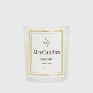 Свеча ароматическая с деревянным фитилем AIRYCANDLES Santorini 190 мл