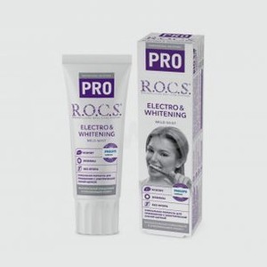 Зубная паста R.O.C.S. Pro Electro & Whitening Mild Mint 74 гр