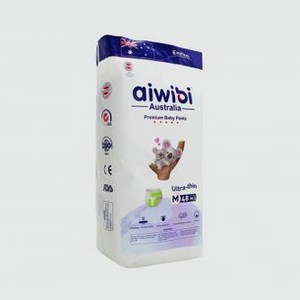 Трусики-подгузники 6-11кг AIWIBI AUSTRALIA Premium M 48 шт