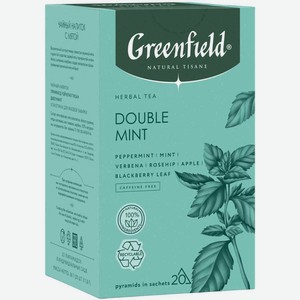 Чай травяной Greenfield Double Mint, 20×1.8 г