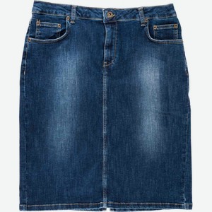 Юбка джинсовая женская цвет: темно-синий, размер: 30-36