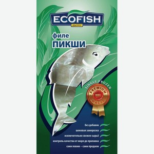 Пикша замороженная EcoFish, филе, 400 г