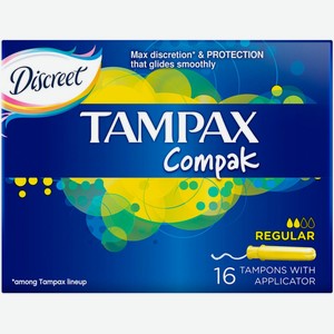 Тампоны Tampax Compak Regular, 16 шт.