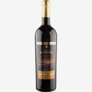 Вино Castillo Santa Barbara Gran Reserva красное сухое 13 % алк., Испания, 0,75 л