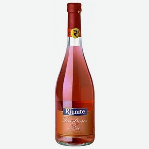 Вино игристое Riunite Lambrusco Rose Emilia, 0.75 л