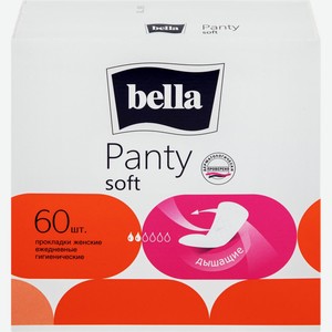 Прокладки BELLA Panty soft ежедн, Россия, 60 шт