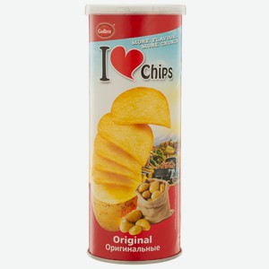 Чипсы I love chips Оригинальные в тубе 70 г (Окей)
