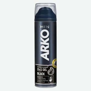 Гель д/бритья мужской Arko Black 200мл