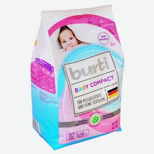 Стиральный порошок для детского белья Burti Compact Baby, 900 г