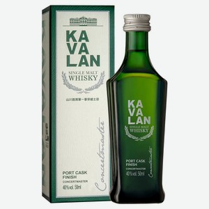 Виски Kavalan в подарочной упаковке Тайвань, 0,7 л