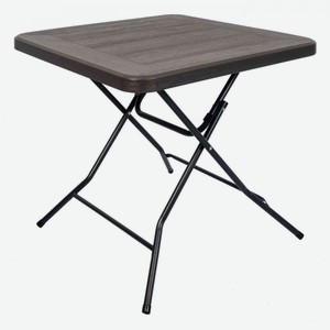 Стол складной HQ-MF80 цвет: тёмно-серый, 80×80×74 см