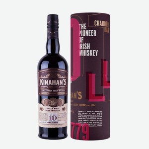 Виски Kinahans LL Single Malt 10 Year Old Irish Whiskey in gift box 0,75l