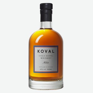 Виски Whiskey Koval, Single Barrel, Millet, 0,5l