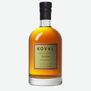 Виски Whiskey Koval, Single Barrel, Bourbon, 0,5l