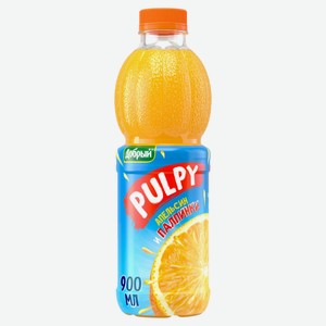 Напиток сокосодержащий «Добрый» Pulpy Апельсин, 900 мл